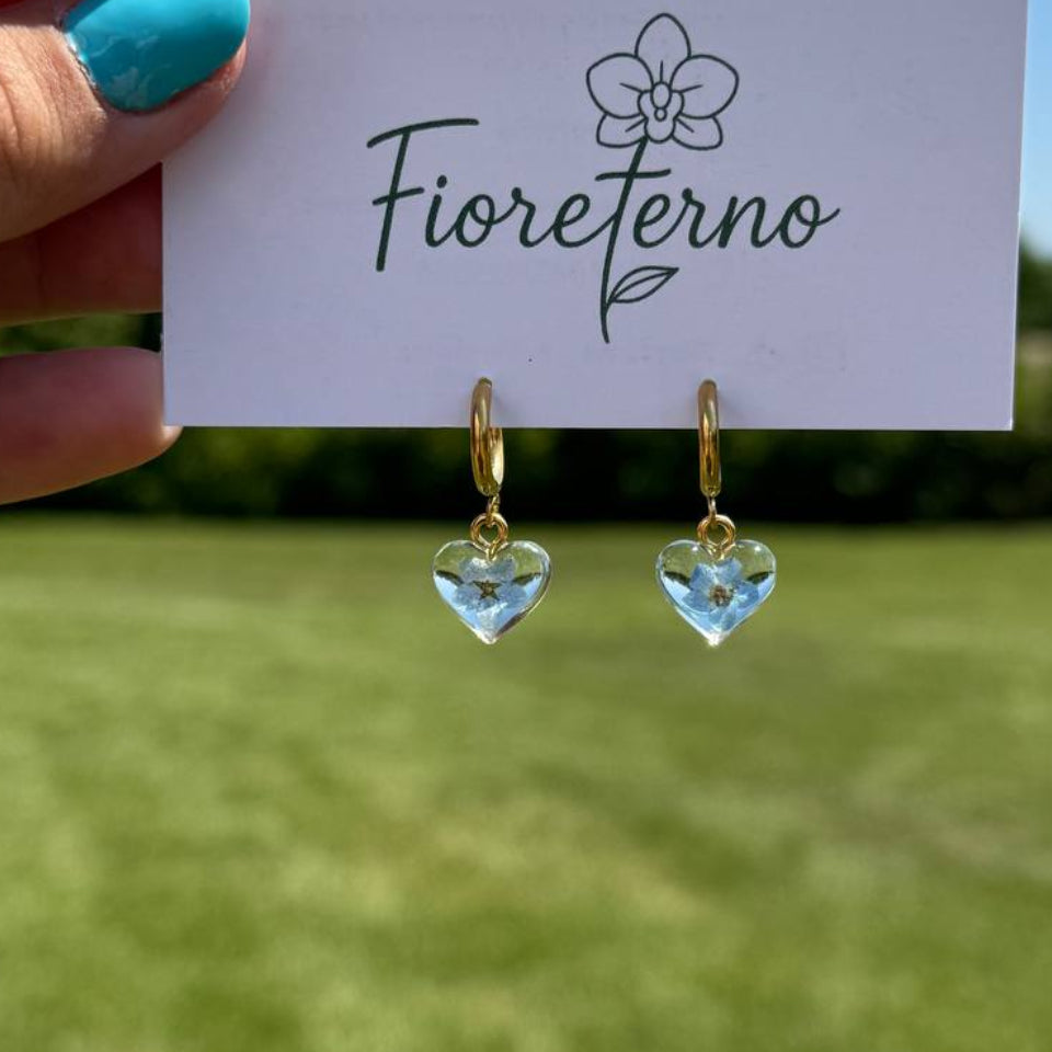 Orecchini Cuore Eterno - Bombato Mini
