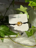Bracciale cordino regolabile con fiore Mimosa