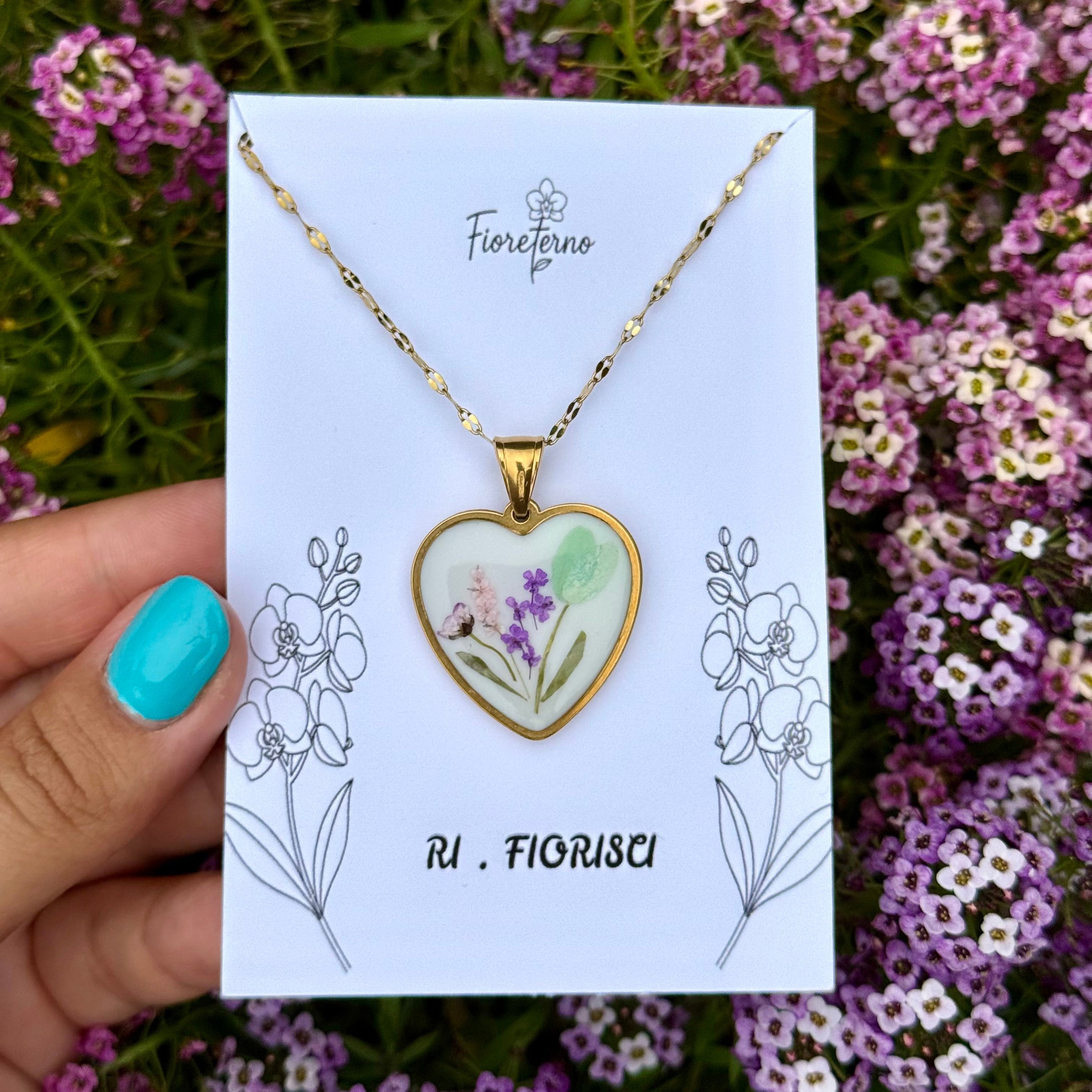 Ciondolo Cuore di Primavera